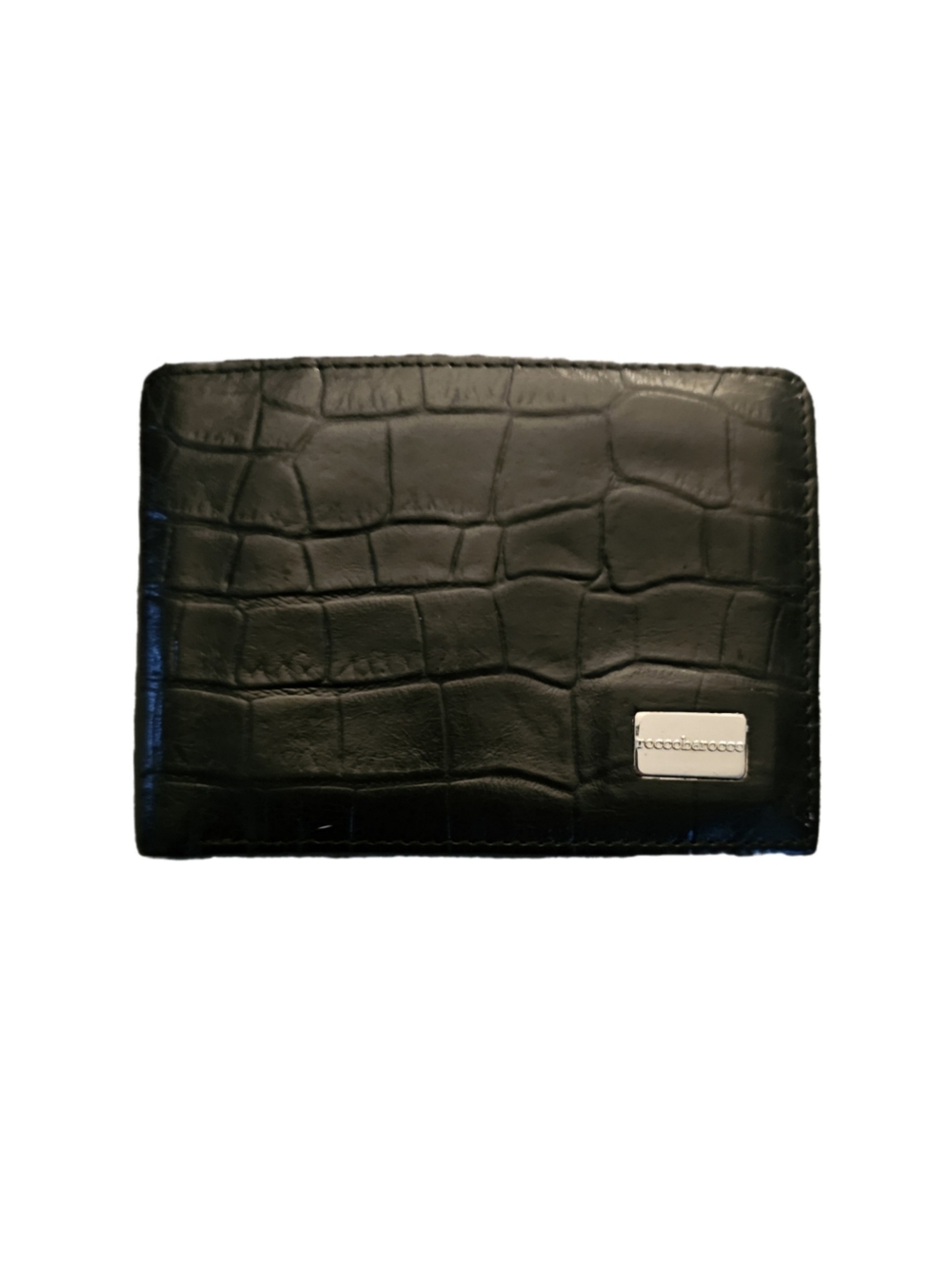 Italian Leather Croc Embossed Billfold